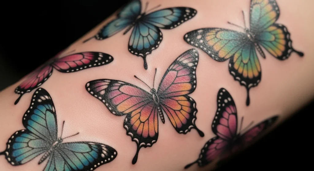 26 Beautiful Butterfly Tattoos That Symbolize Personal Growth