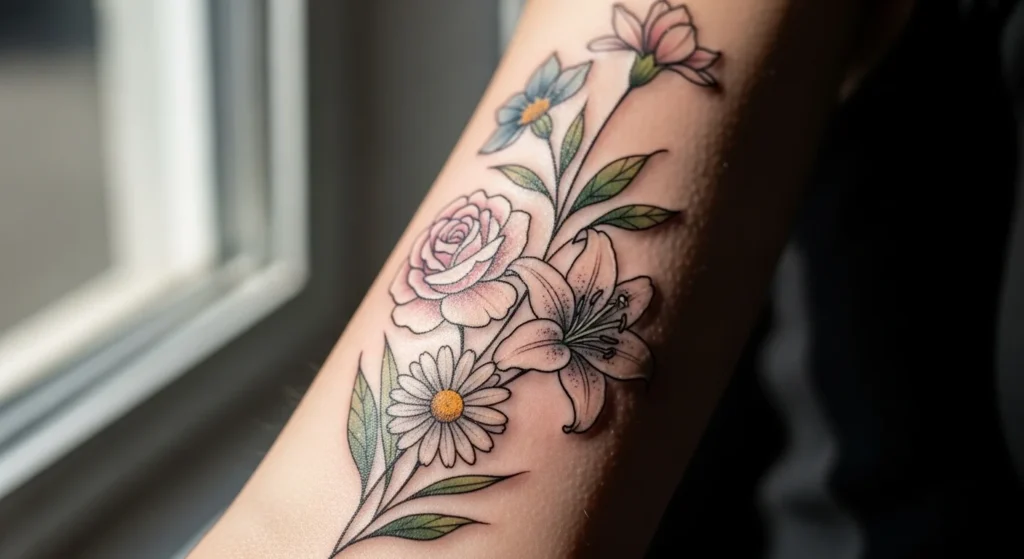29 Breathtaking Floral Tattoos That Feel Soft Yet Powerful