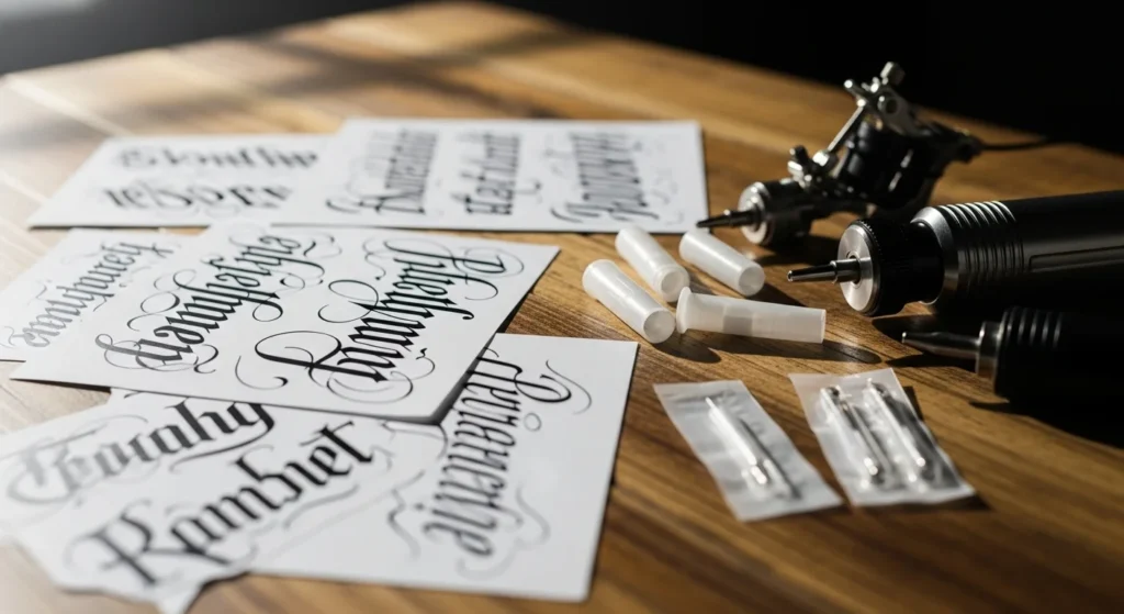 How to Choose the Perfect Tattoo Font