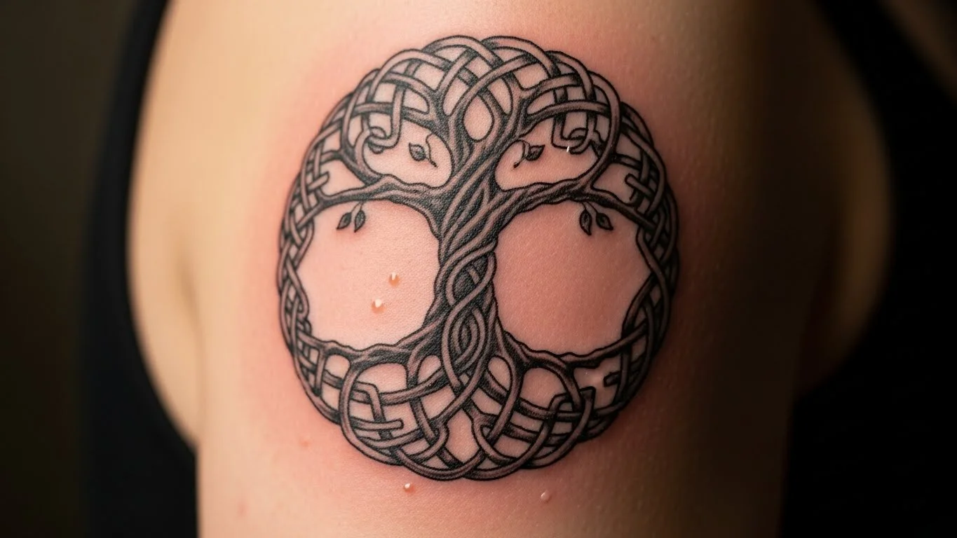 24 Celtic Tree of Life Tattoos That Represent Balance - Ink Alerts