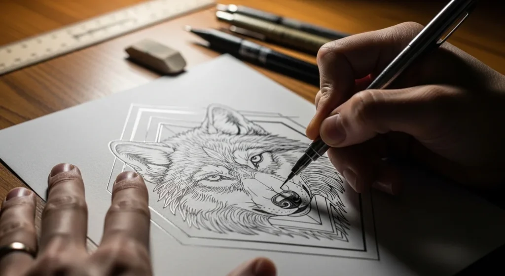 24 Striking Wolf Tattoos That Symbolize Loyalty