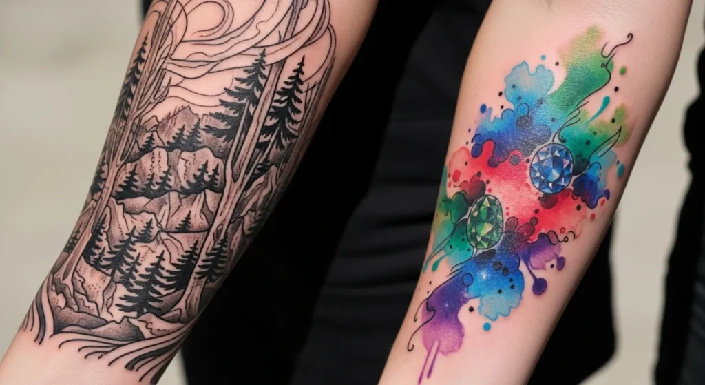 How to Choose Between Black or Color Tattoos