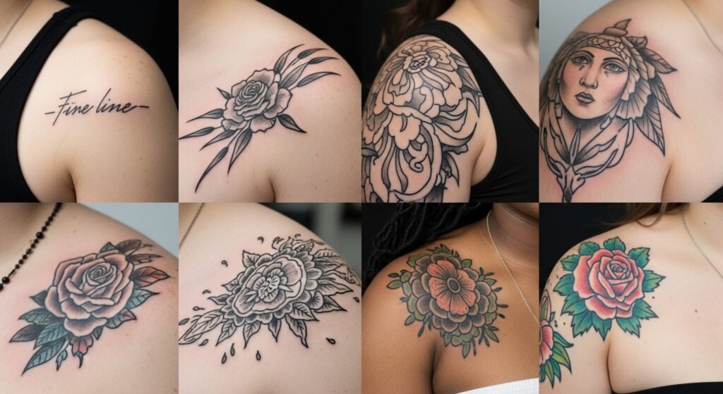 25 Stylish Shoulder Tattoos That Always Look Balanced