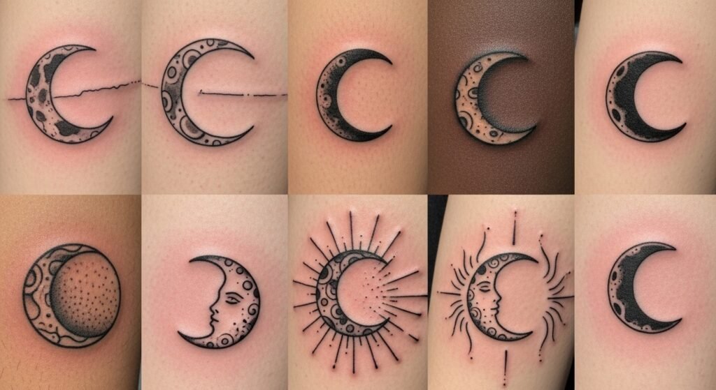 24 Magical Moon Tattoos That Feel Feminine